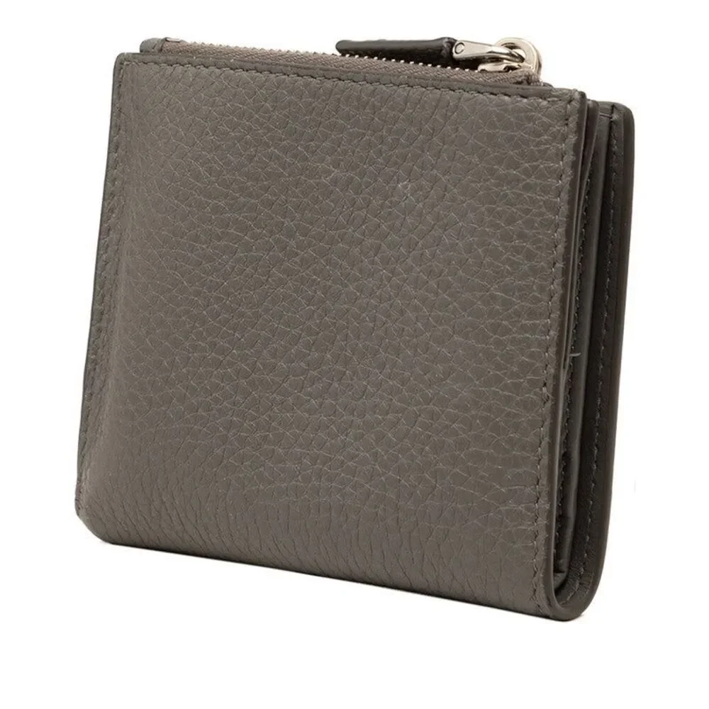 Prada Triangle Logo Compact Wallet